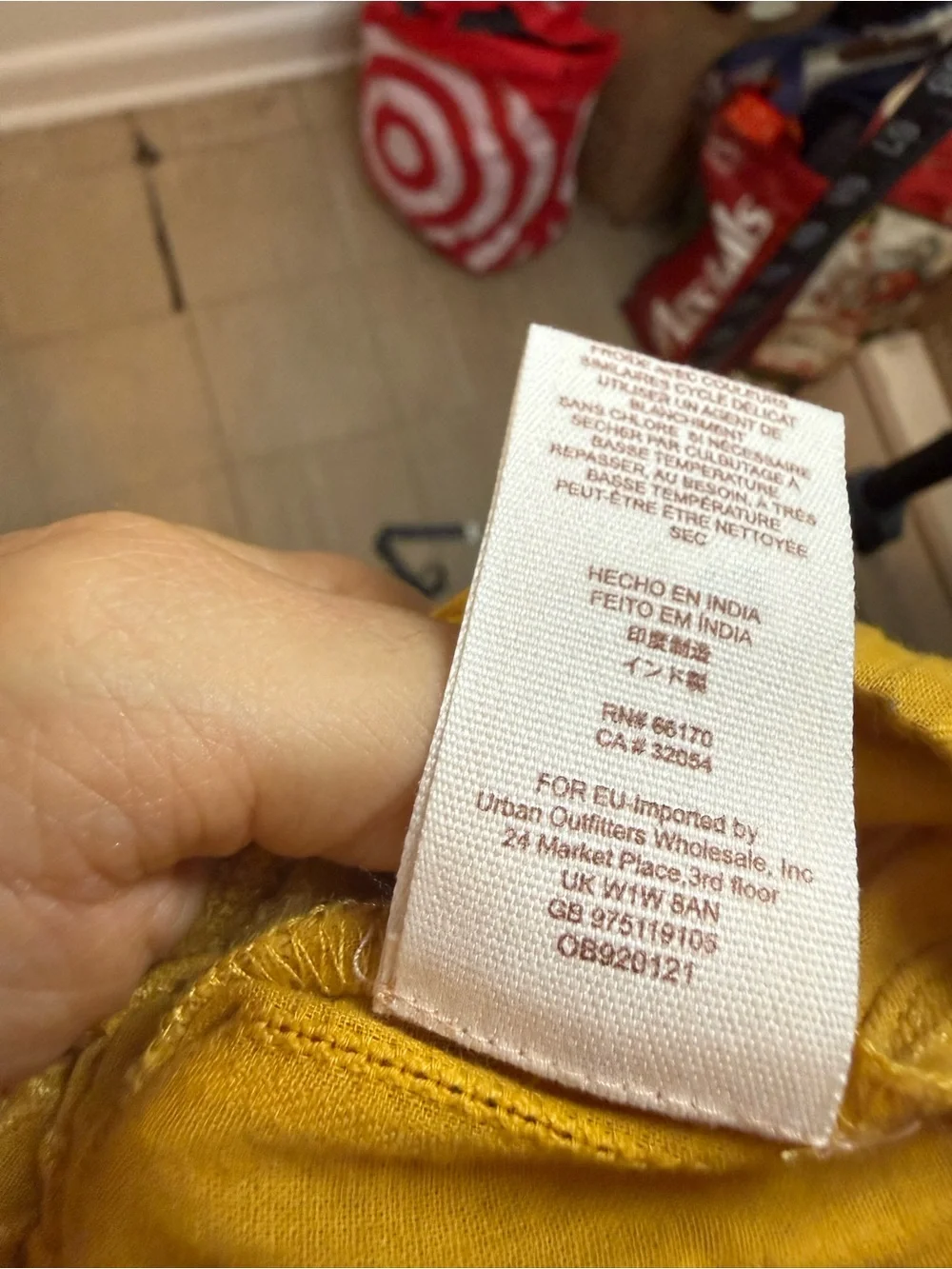 Free People Mustard Yellow Follow Your Heart Embroidered Peasant Blouse